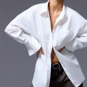 Oversized Button Up Shirt New W/tags